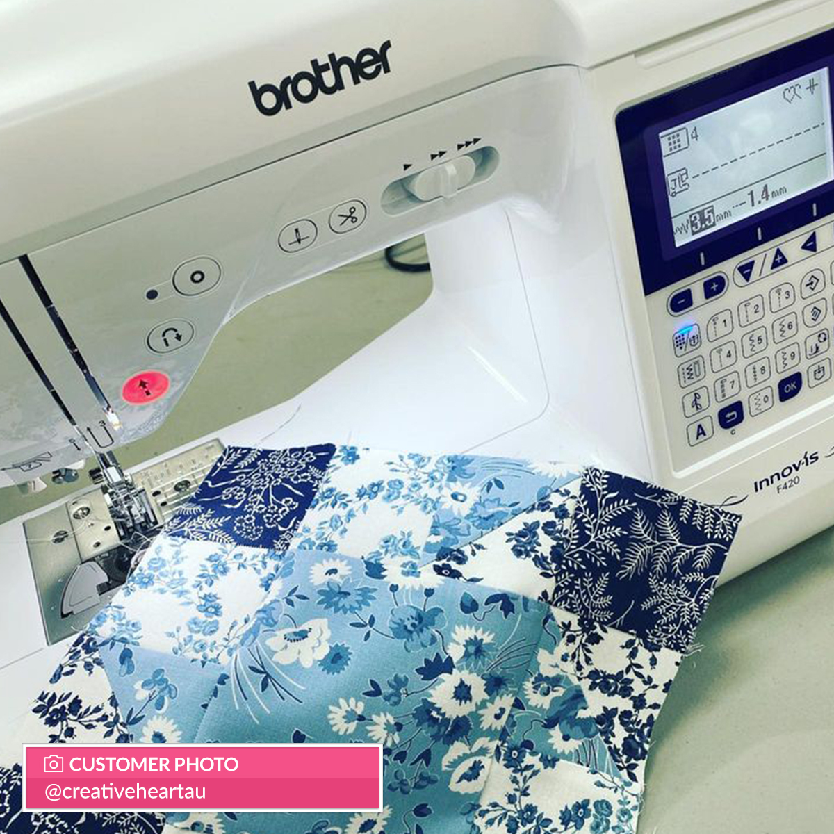Brother Innovis F420 Computerised Sewing Machine Echidna Sewing