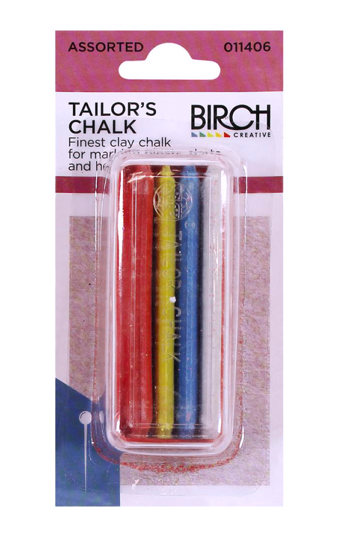 Tailors Chalk - 4 mixed colours