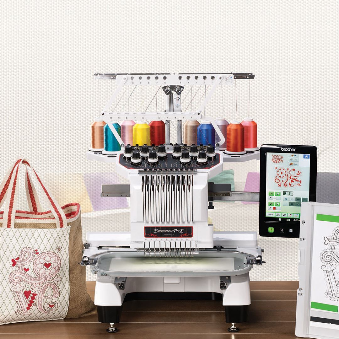 Brother PR1050X Embroidery Only Multi-needle machine