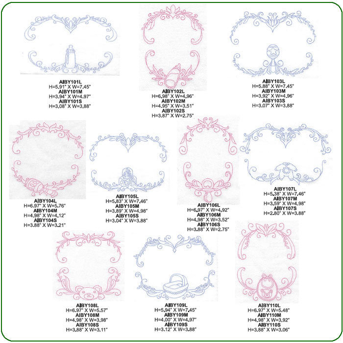 baby monogram frames echidna