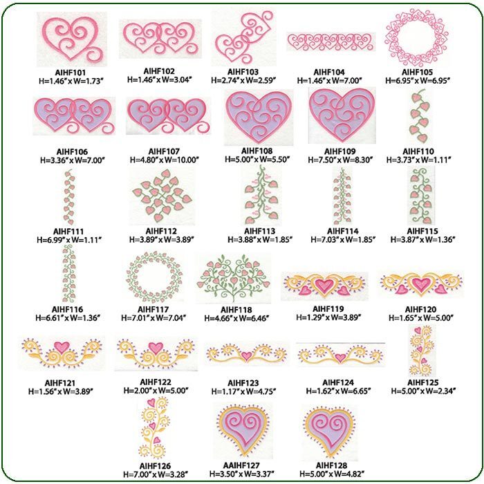 hearts a flutter 1 echidna sewing brother sewing embroidery