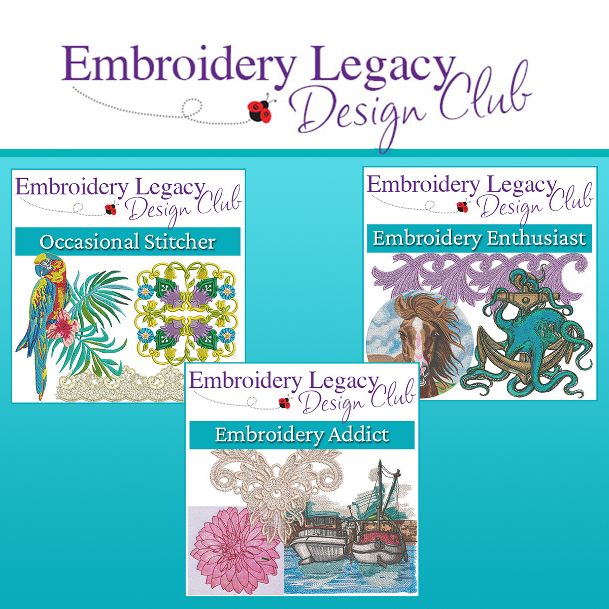 The Deer's Embroidery Legacy Design Club