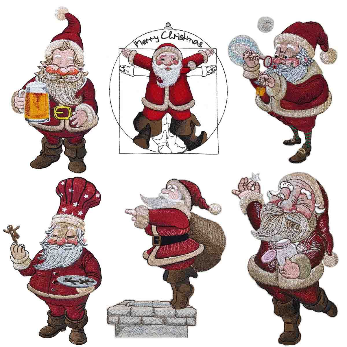 Santa collection by the deers embroidery legacy  download  echidna Santa collection by the deers embroidery legacy  download  echidna