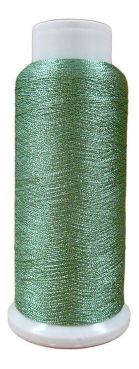Softlight Metallic Mint Green 1500m Embroidery Thread | Echidna Sewing