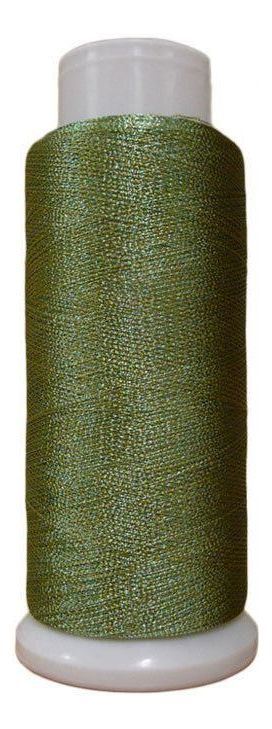 Softlight Metallic Mystery Green 1500m Embroidery Thread | Echidna Sewing