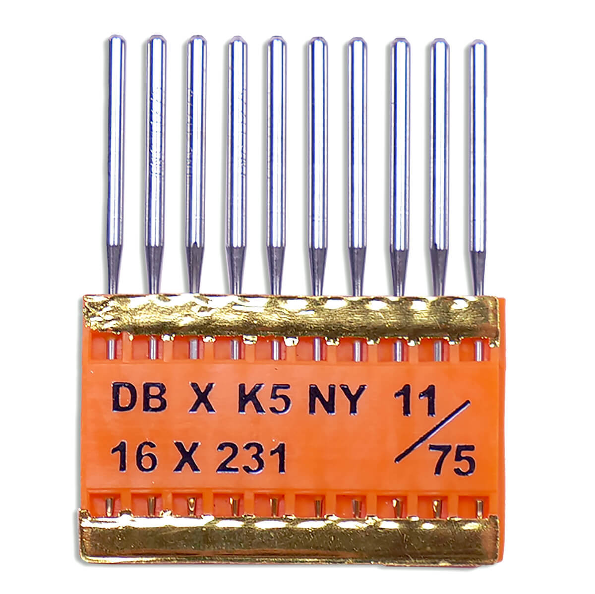 Industrial Titanium Coated Embroidery Needles (Various Sizes) 10 Pack