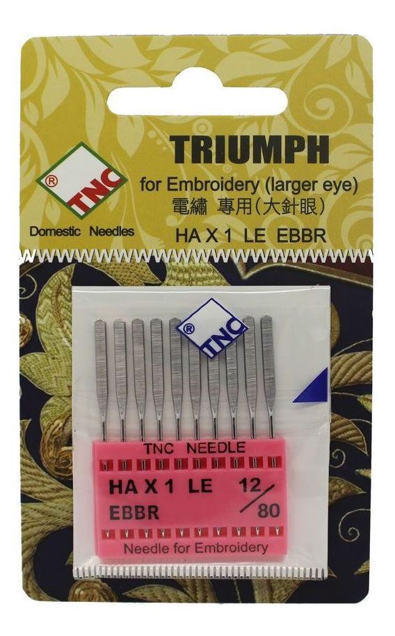 NEW Machine Embroidery Needles TNC - Various Sizes - Picture 3 of 8