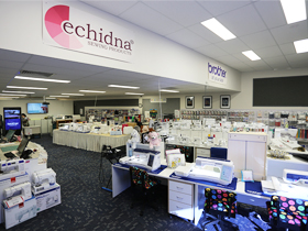 Echidna Sewing Brisbane Showroom