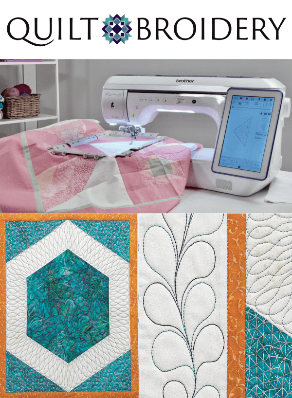 Quiltbroidery Brother quilting pattern embroidery Luminaire