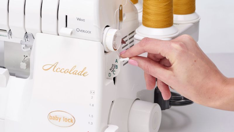 Baby Lock Accolade Automatic Thread Delivery System