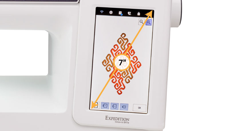 Brother BX1e Expedition 7 Inch LCD Touchscreen Display
