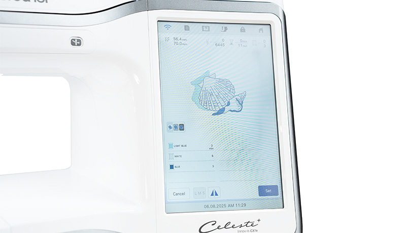 Brother Celeste CX1e Large 10.1” LCD Touchscreen