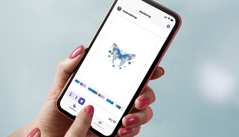Brother Celeste CX1e Monitoring App