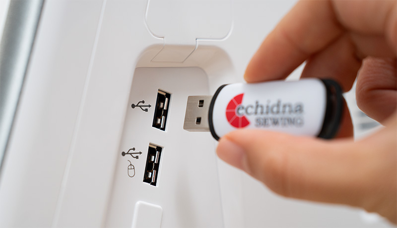 Brother Celeste CX1e USB for importing designs
