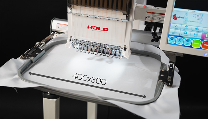 Halo-X2 Pro Large embroidery area