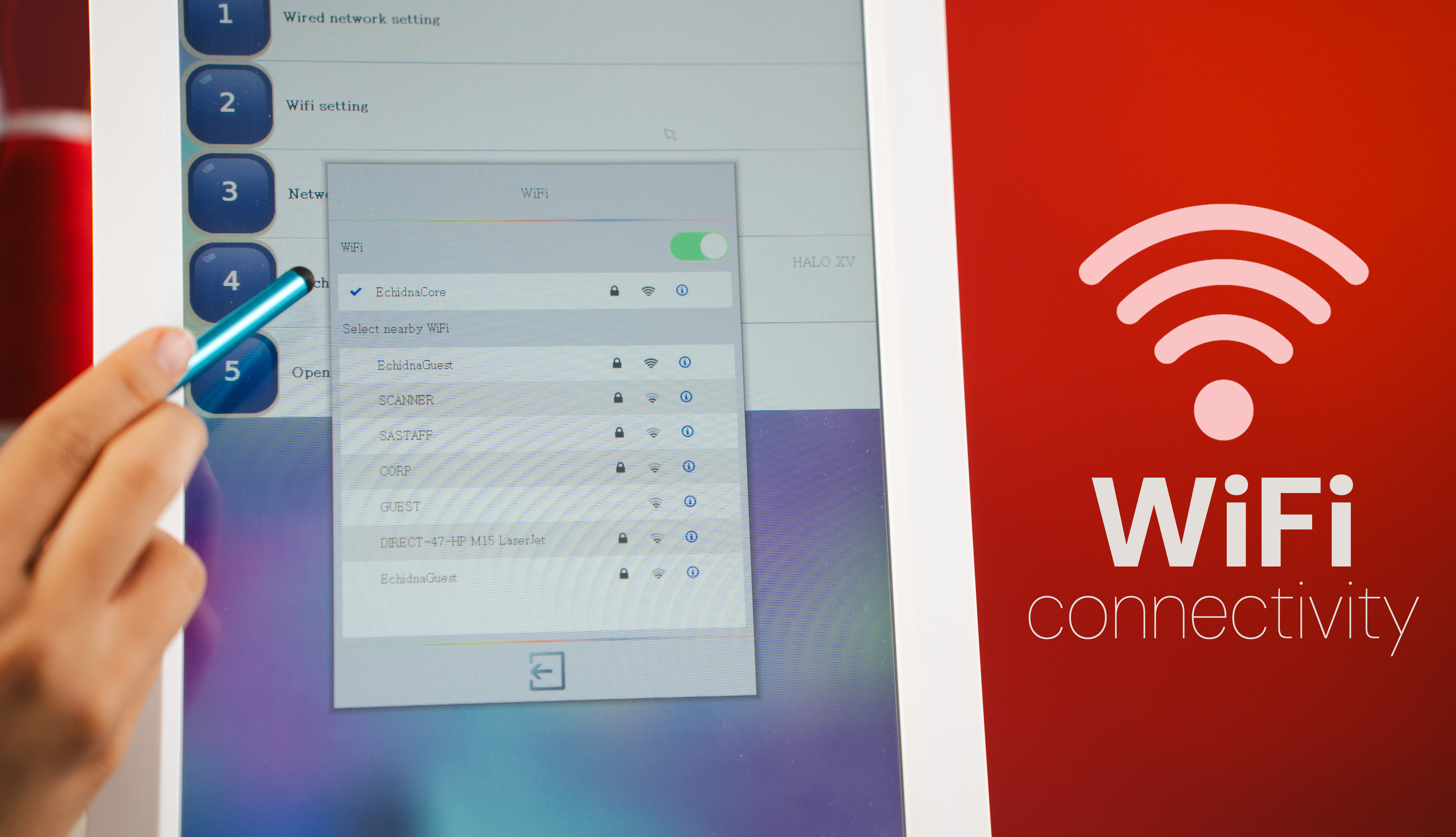 Halo-XV Wi-Fi Connecting Function