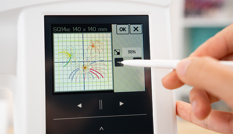 Built-In Embroidery Editing