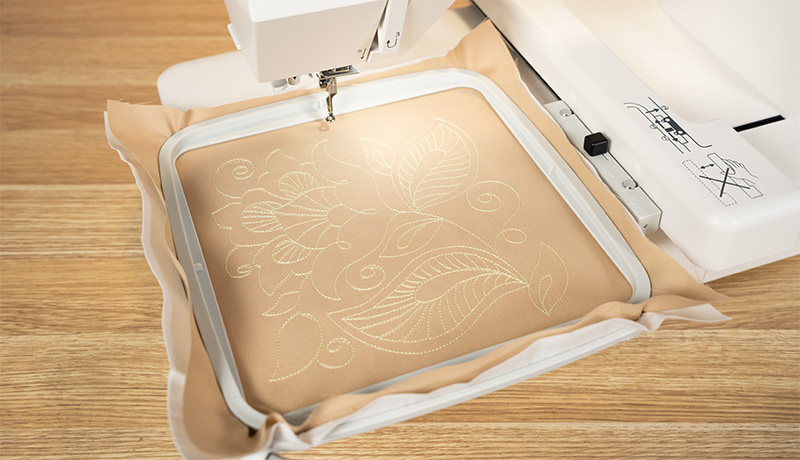 Janome MC400E Large embroidery field