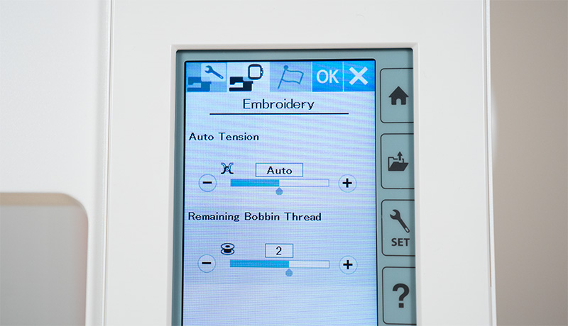 Janome MC400E Computerised automatic tension control