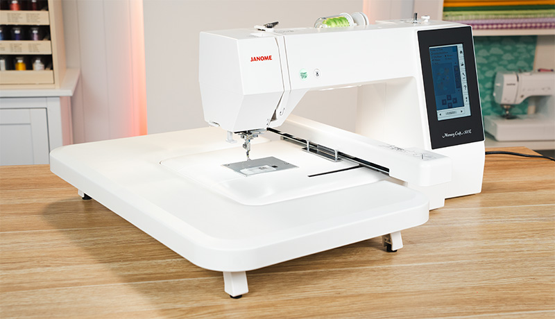 Janome 500E Extra wide table