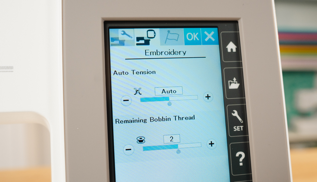 Janome MC550E Computerised automatic tension control