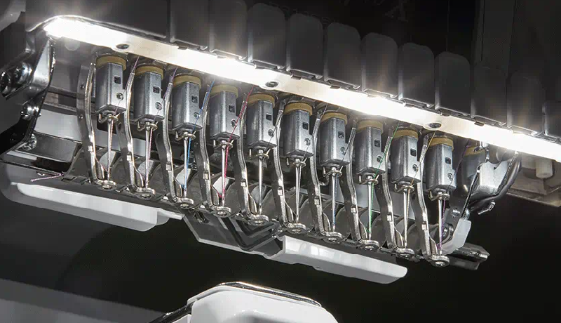 Brother PR1060W LED lighting