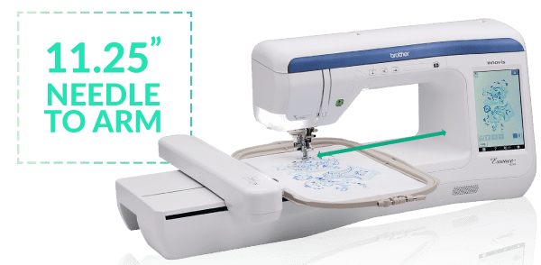 Brother Essence VE2300 Needle to Arm Span