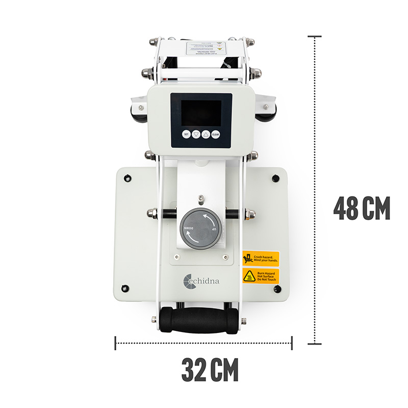 Heat Press Footprint Closed