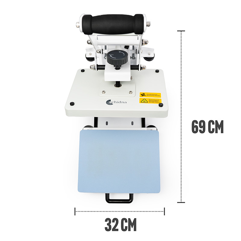 Heat Press Footprint Open