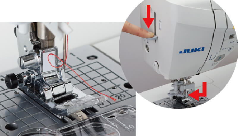 Juki HZL-DX5 Automatic Needle Threader