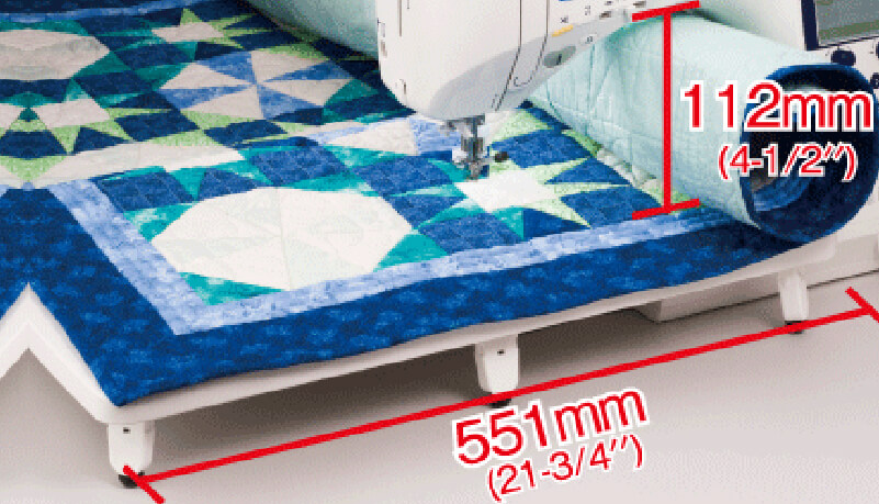 Juki HZL-F600 Wide sewing space