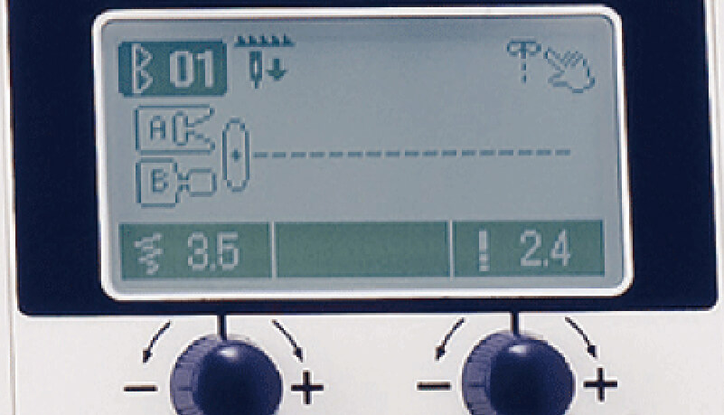 Juki LCD display