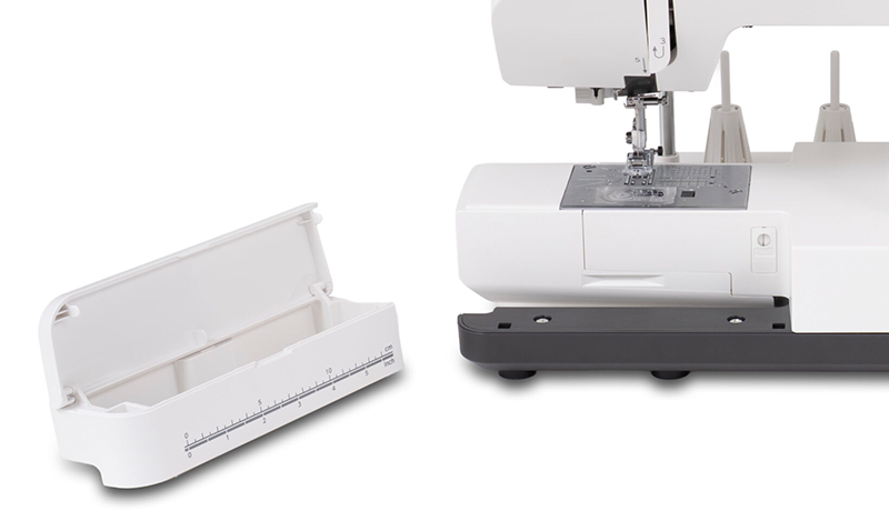Janome SewSwitch 30 extension table and accessory storage case