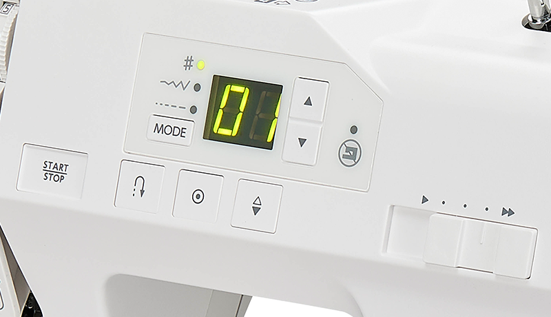 Janome SewSwitch 30 computerised sewing function controls