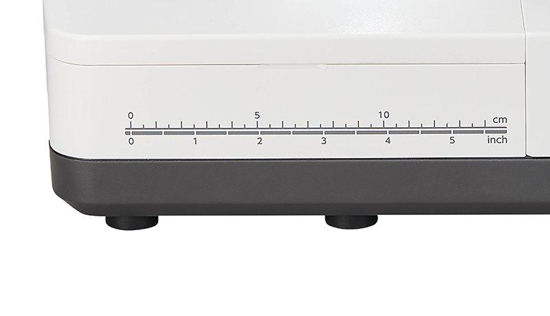 Janome SewSwitch 30 rubber feet for reduced vibration and noise