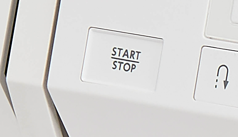 Janome SewSwitch 30 Start Stop button
