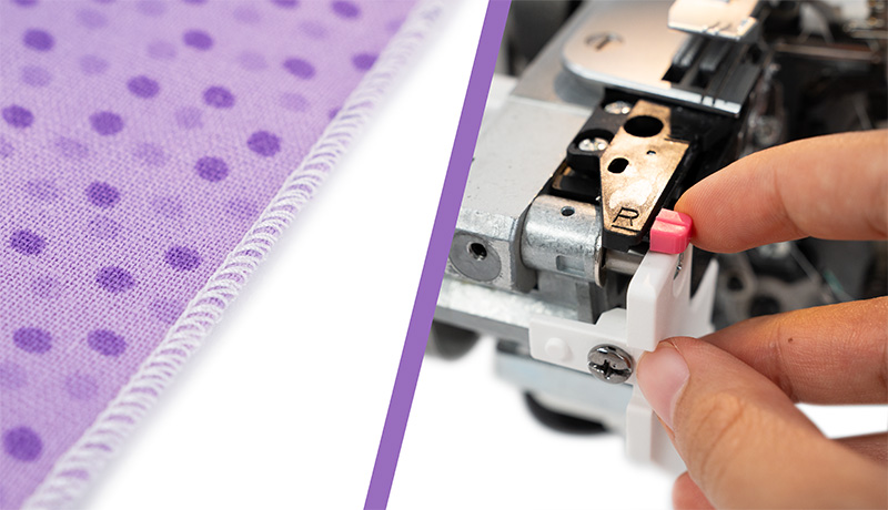 Janome ML554D Flatlocking and Rolled-Hemming Capabilities