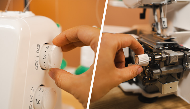 Janome ML554D Adjustable Stitch Length & Cutting Width