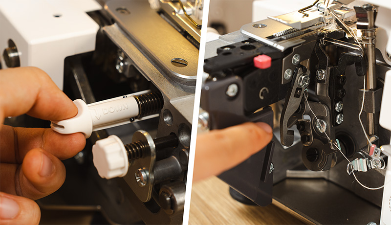 Janome ML654D Retractable Upper Knife