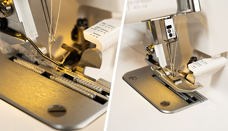 Janome ML654D 8-Piece Feed Dog System & Enhanced Presser Foot Design