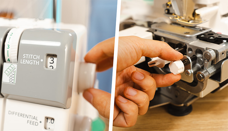 Janome ML654D Adjustable Stitch Length & Cutting Width