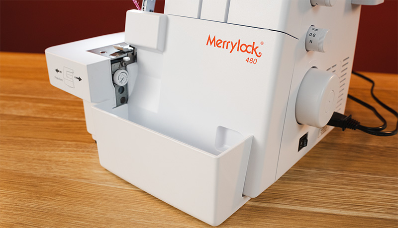 Merrylock MK480 fabric waste catcher