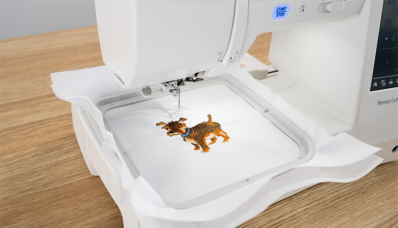 Embroidery field