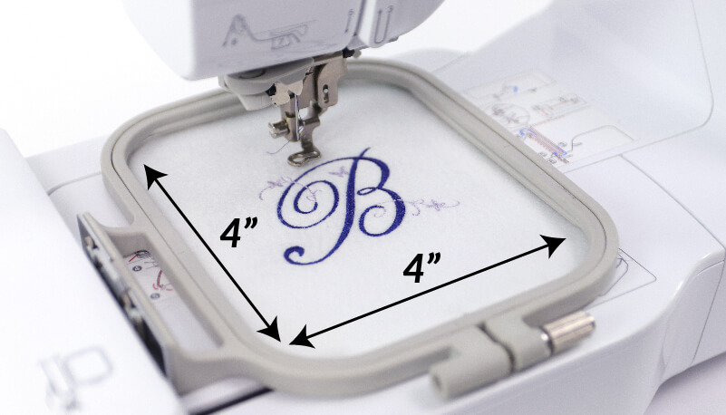 Brother NV180 embroidery hoop size echidna sewing