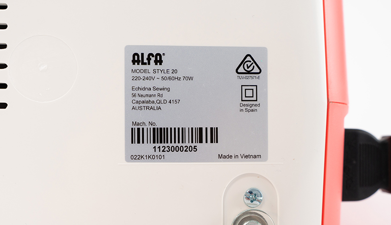 Alfa Style 20 Thread tension dial