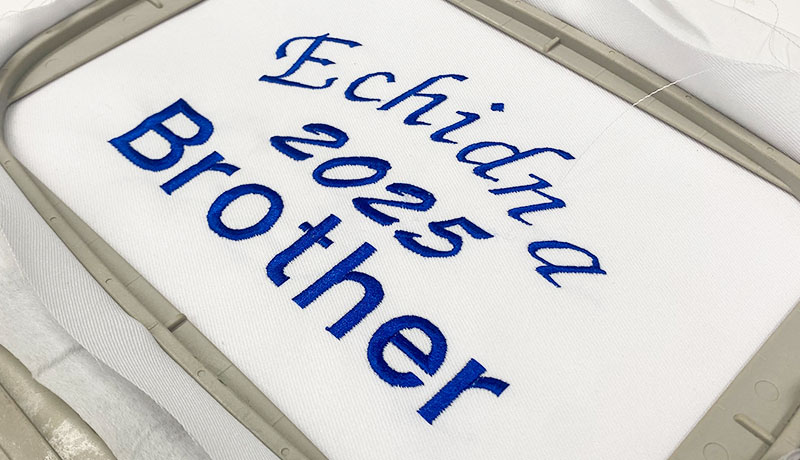 Brother Celeste CX1e 26 Embroidery Fonts (24 Alphabets + 2 Cyrillic)