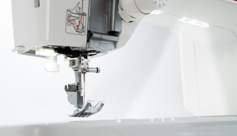 Janome MC6650 Bright LED lighting (3 locations)