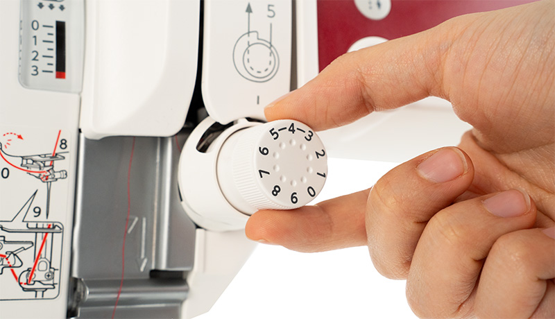 Janome MC6650 Manual tension control