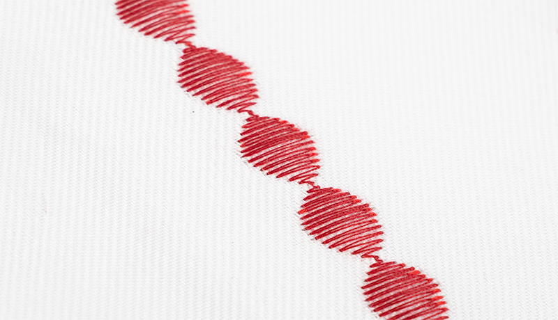 Janome MC6650 9mm decorative stitches