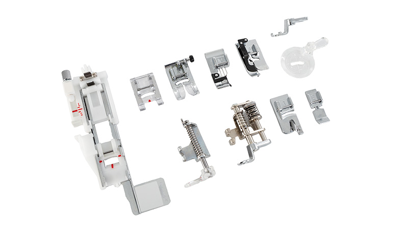 Janome MC6650 11 standard feet